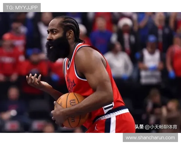 [NBA]詹姆斯持球推进 哈登抢断反击上篮得手.